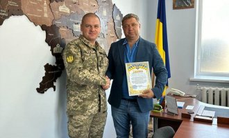 З нагоди Дня захисника та захисниць України відначили іменною Подякою